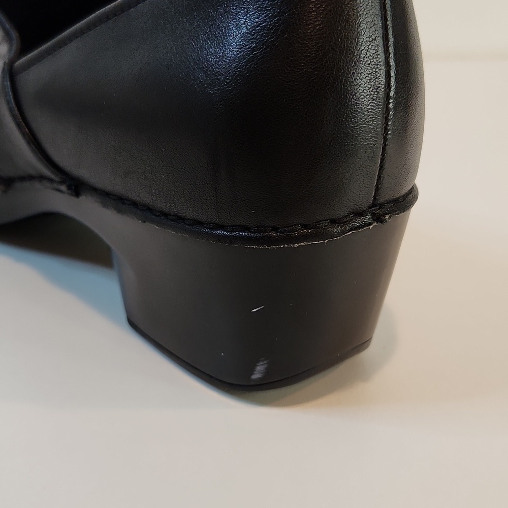 Dansko Tenley Black Brown Leather Comfort Slip On Clogs Womens EU 42 US 11.5 EUC - Picture 14 of 14